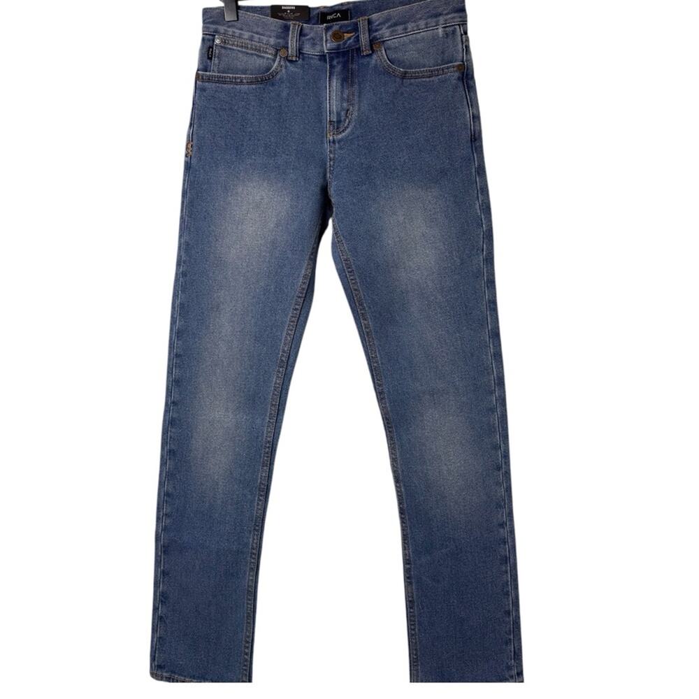 RVCA SLIM STRAIGHT BLUE JEANS FIT MEN'S SIZE 26 BRAND NEW WITH TAGS